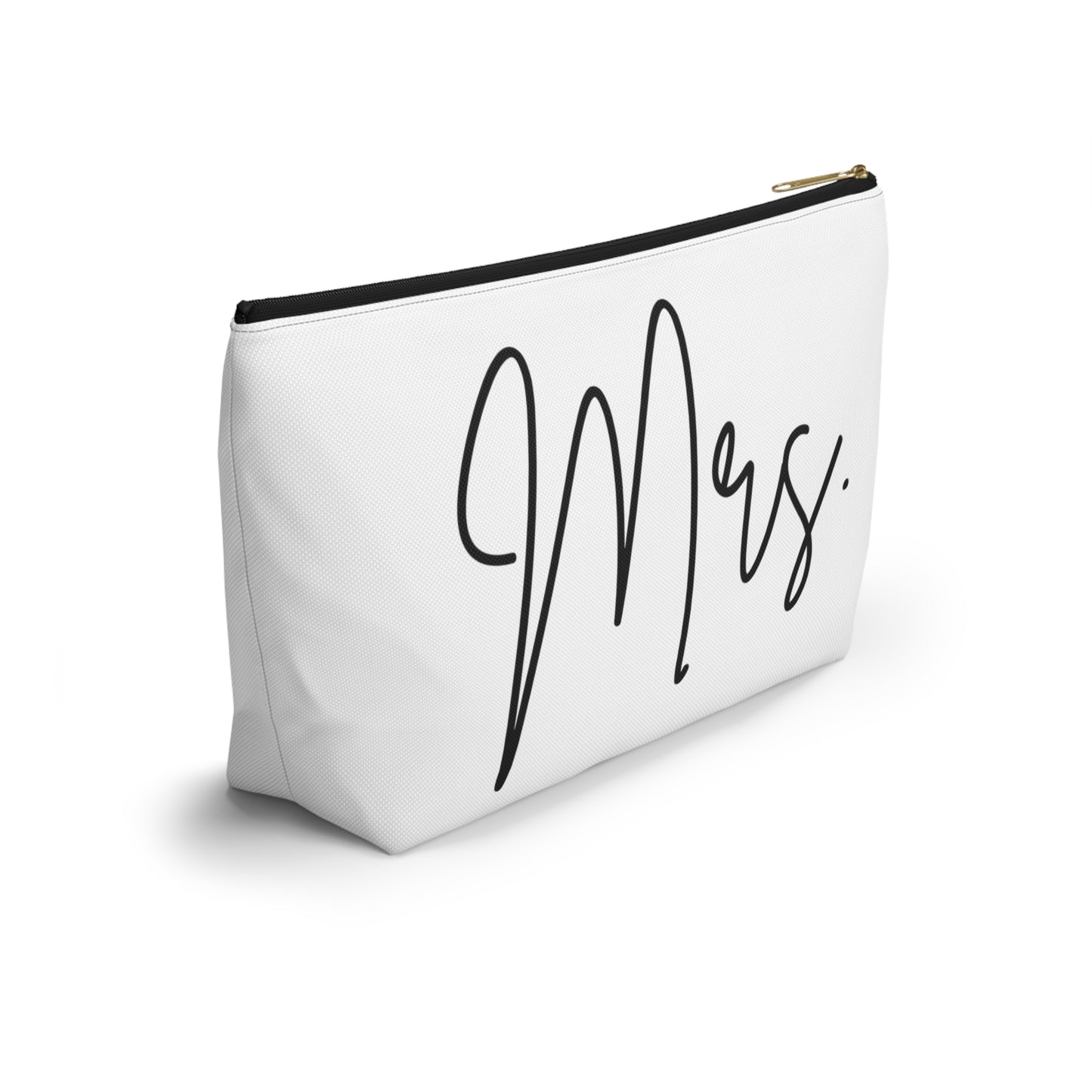 2024 BRIDE Accessory Pouch w T-bottom Bride Gift | Bride Merch | Mrs. Gift | Wedding Gift