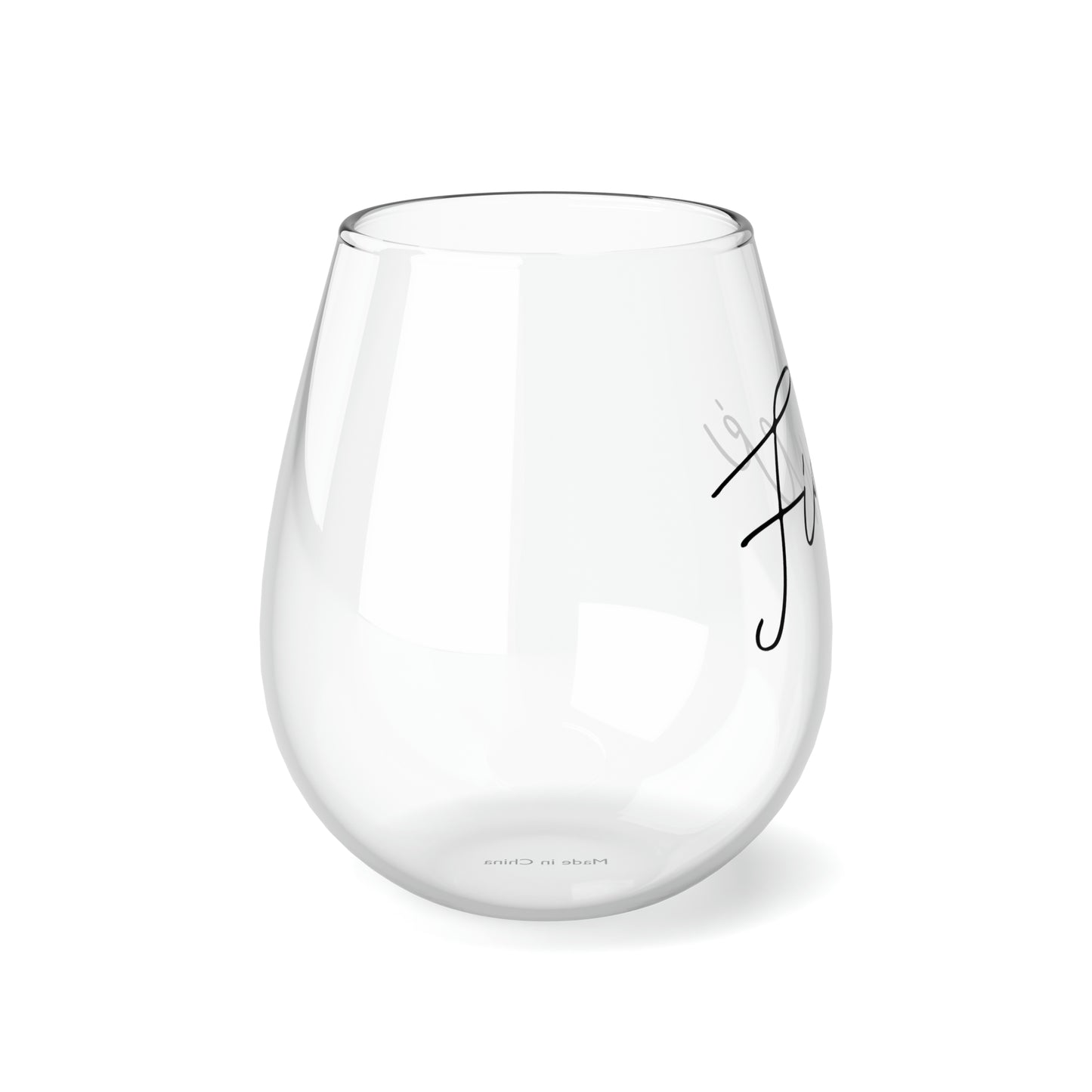 Fiancé Stemless Wine Glass, 11.75oz | Fiance Gifts | Engagement Gifts | Bride Gifts | Bride Merch | Wedding Gifts